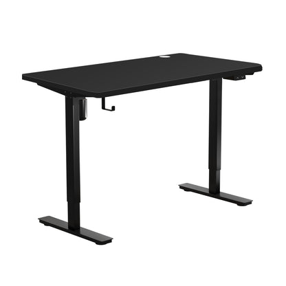 Electric Standing Desk 140cm Single Motor Black
