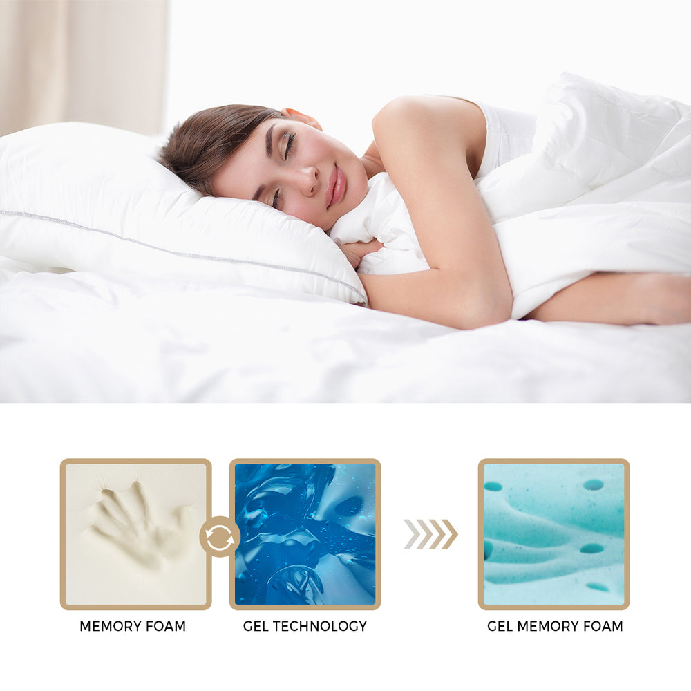 King Mattress Euro Top Cool Gel Foam Pocket Spring 22cm