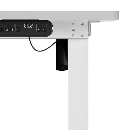 Electric Standing Desk 120CM with Single Motor White