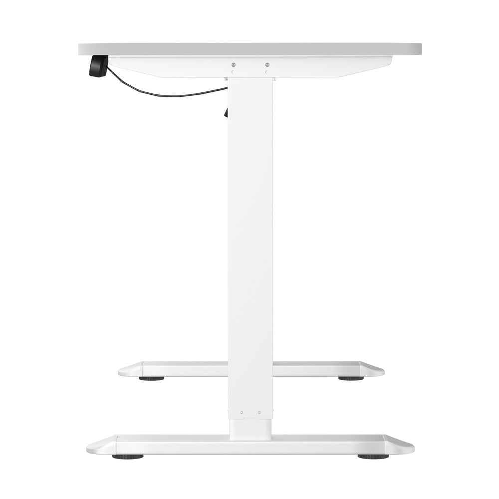 Electric Standing Desk 120CM with Single Motor White