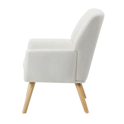 White Sherpa Armchair