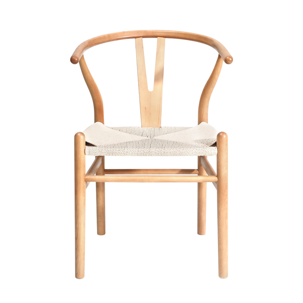 Wooden Hans Wegner Wishbone Dining Chair