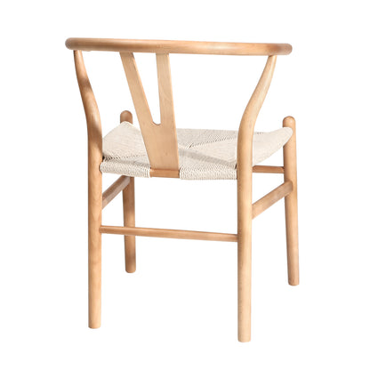 Wooden Hans Wegner Wishbone Dining Chair