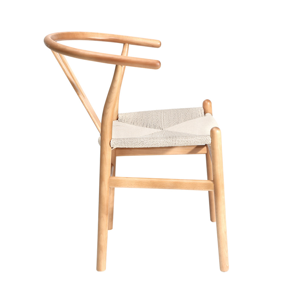 Wooden Hans Wegner Wishbone Dining Chair