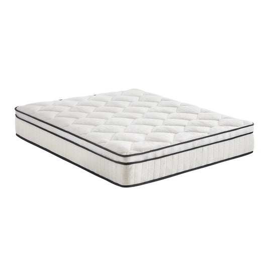 Queen Mattress with Memory Foam Pocket Spring and Euro Top Boucle