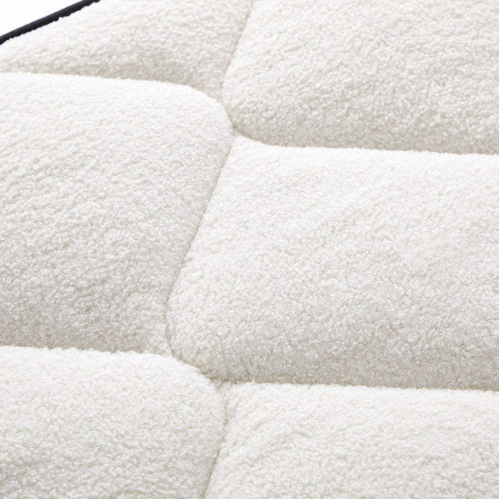Queen Mattress with Memory Foam Pocket Spring and Euro Top Boucle