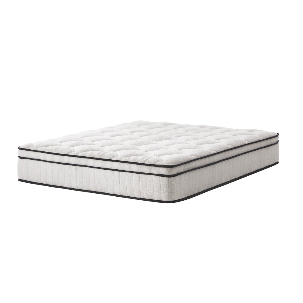 Queen Mattress with Memory Foam Pocket Spring and Euro Top Boucle