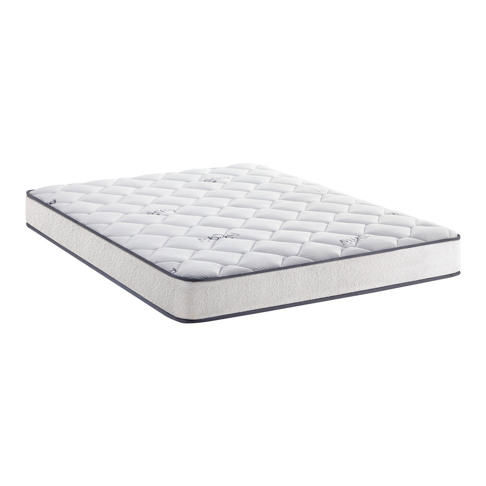 Queen Mattress with Boucle Fabric and Bonnell Spring 16cm