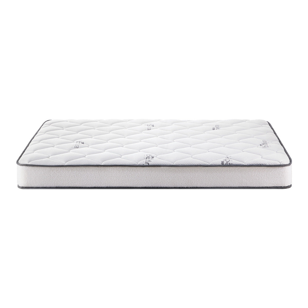 Queen Mattress with Boucle Fabric and Bonnell Spring 16cm