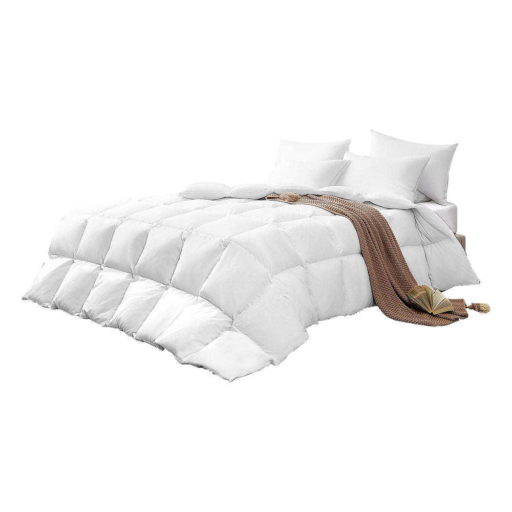 Super King Goose Down Quilt Duvet Blanket 500GSM