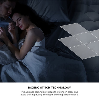 Microfiber Queen Quilt Duvet Insert 400GSM
