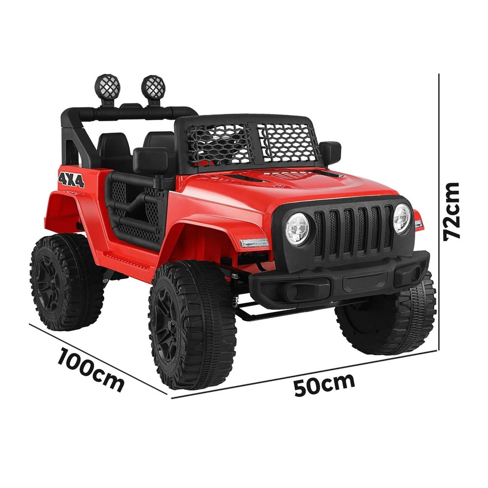 Kids Ride On Car with Twin Motors and Remote Control Red