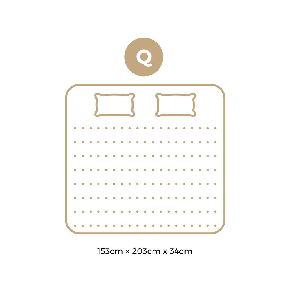 Queen Mattress with Cool Gel Pocket Spring 34cm