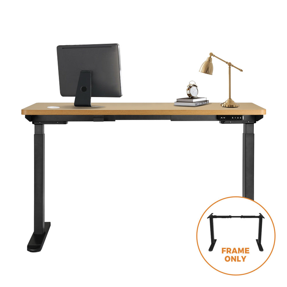 Adjustable Standing Desk Frame Dual Motor Black