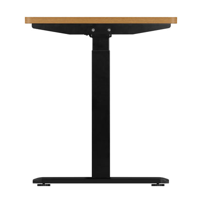 Standing Desk Dual Motor Adjustable 150cm Black and Oak