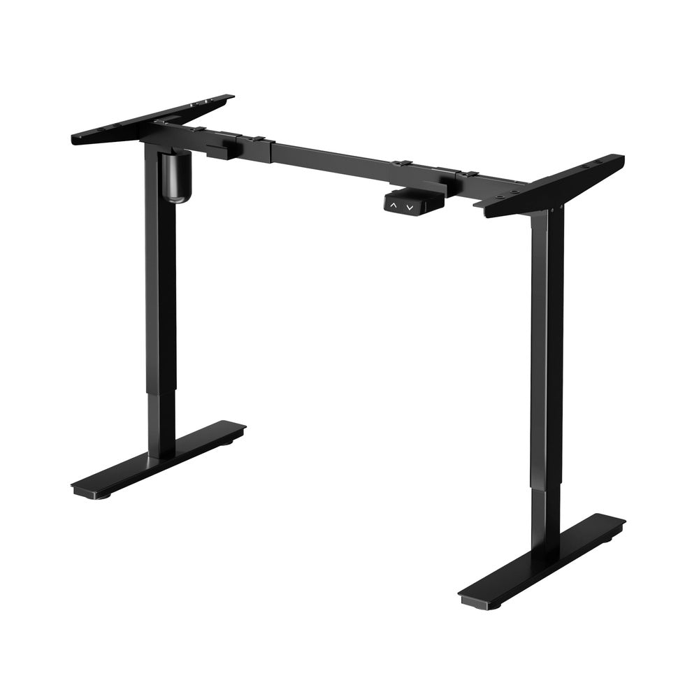 Adjustable Standing Desk Frame Single Motor Black