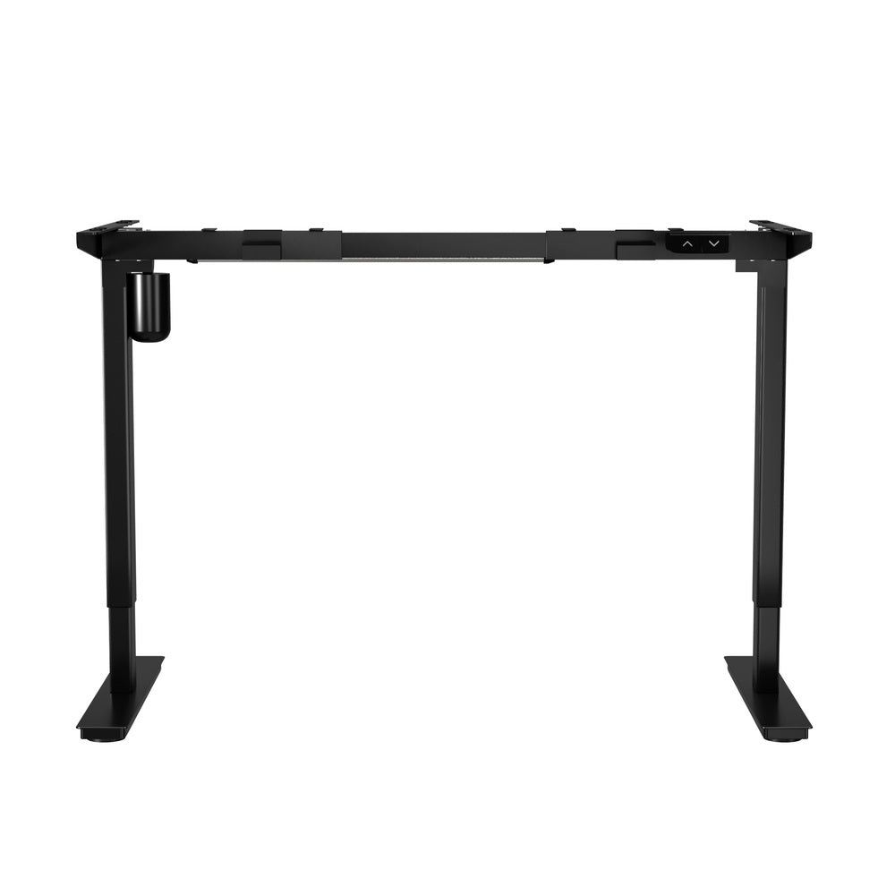 Adjustable Standing Desk Frame Single Motor Black