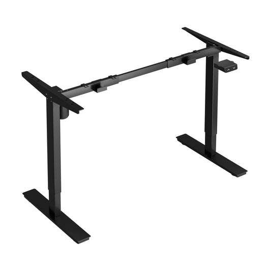 Adjustable Standing Desk Frame Single Motor Black