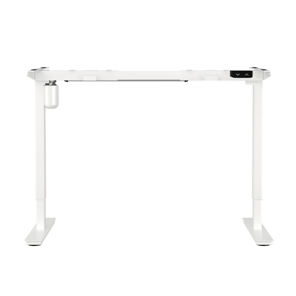 Adjustable Standing Desk Frame Single Motor White