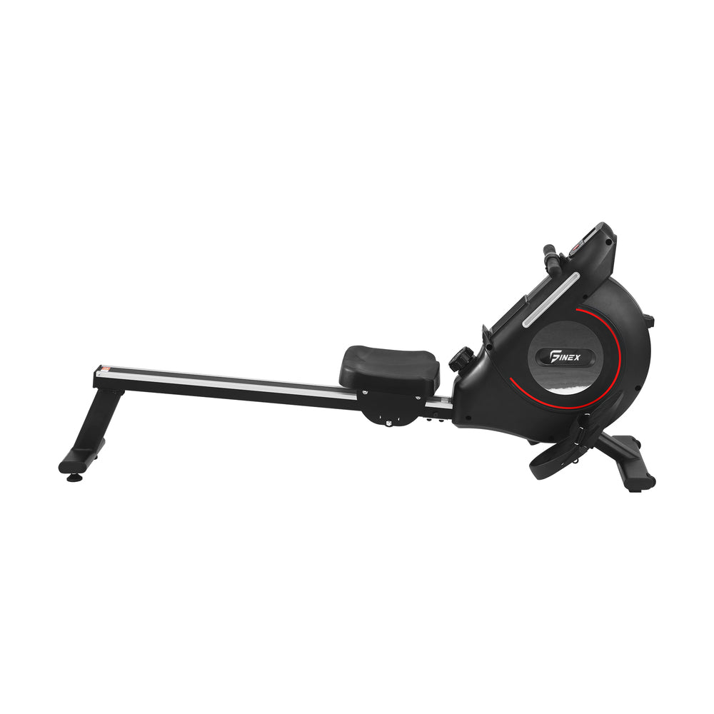 Rowing Machine Magnetic Resistance Rower Fitness Equipment Black