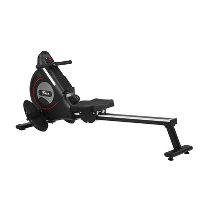 Rowing Machine Magnetic Resistance Rower Fitness Equipment Black