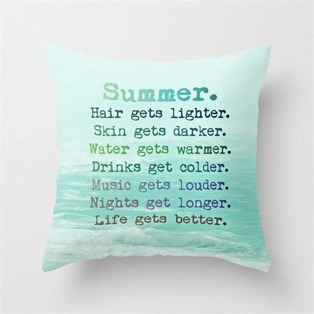 Mint Green Peach Skin Pillowcase Cushion Cushion Pillowcase