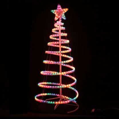 Samland Led 145cm Rope Light Christmas Tree & Star Motif Xmas New