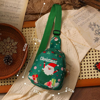 Christmas gifts Aussie Christmas Sling Bag Set – Red & Green Santa-Themed, Adjustable & Festive for Gifting & Styling