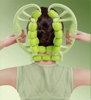 Christmas gift Muscle Relief Massage Roller: High-Density Foam Roller for Deep Tissue Relaxation, Fitness Recovery & Home Use（green） 