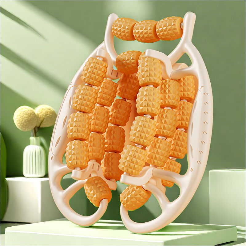 Christmas gift Muscle Relief Massage Roller: High-Density Foam Roller for Deep Tissue Relaxation, Fitness Recovery & Home Use（yellow） 