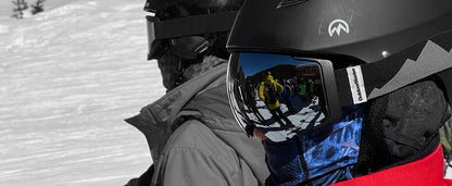 OutdoorMaster Ski Goggles PRO - Frameless, Interchangeable Lens 100% UV400 Protection Snow Goggles for Men & Women-OM-2