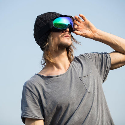 OutdoorMaster OTG Ski Goggles - Over Glasses Ski/Snowboard Goggles for Men, Women & Youth - 100% UV Protection-OM-5