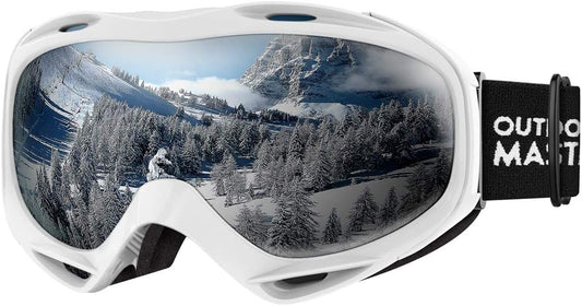 OutdoorMaster OTG Ski Goggles - Over Glasses Ski/Snowboard Goggles for Men, Women & Youth - 100% UV Protection--OM-5