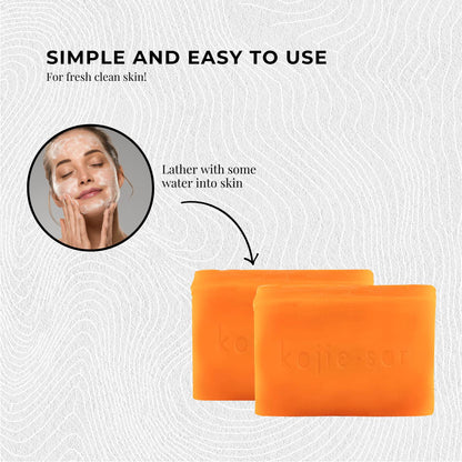 10x 135g Kojie San Soap Bar - Original Kojic Acid Bars