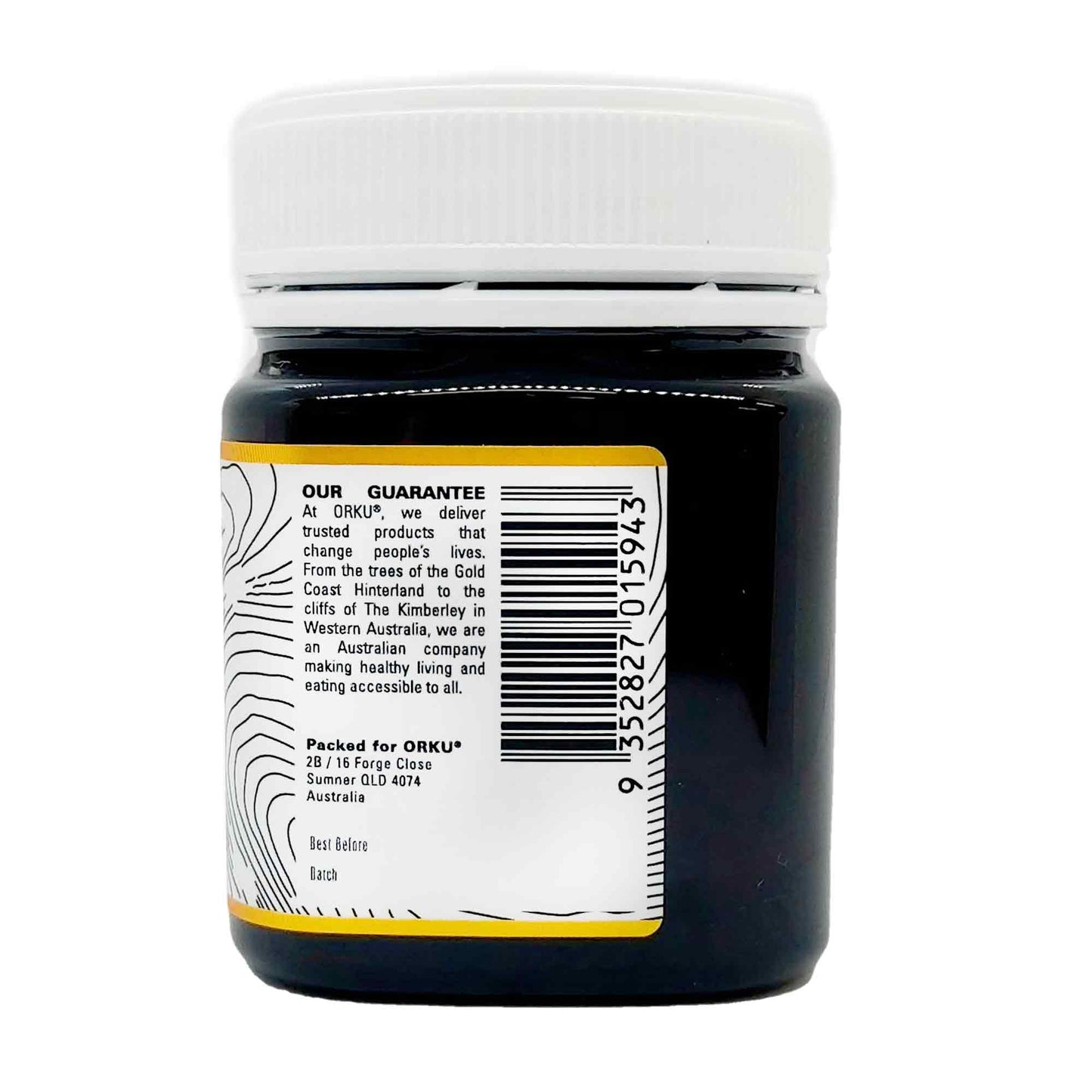 Orku 250g MGO 900+ Australian Manuka Honey - 100% Raw Natural Pure Jelly Bush