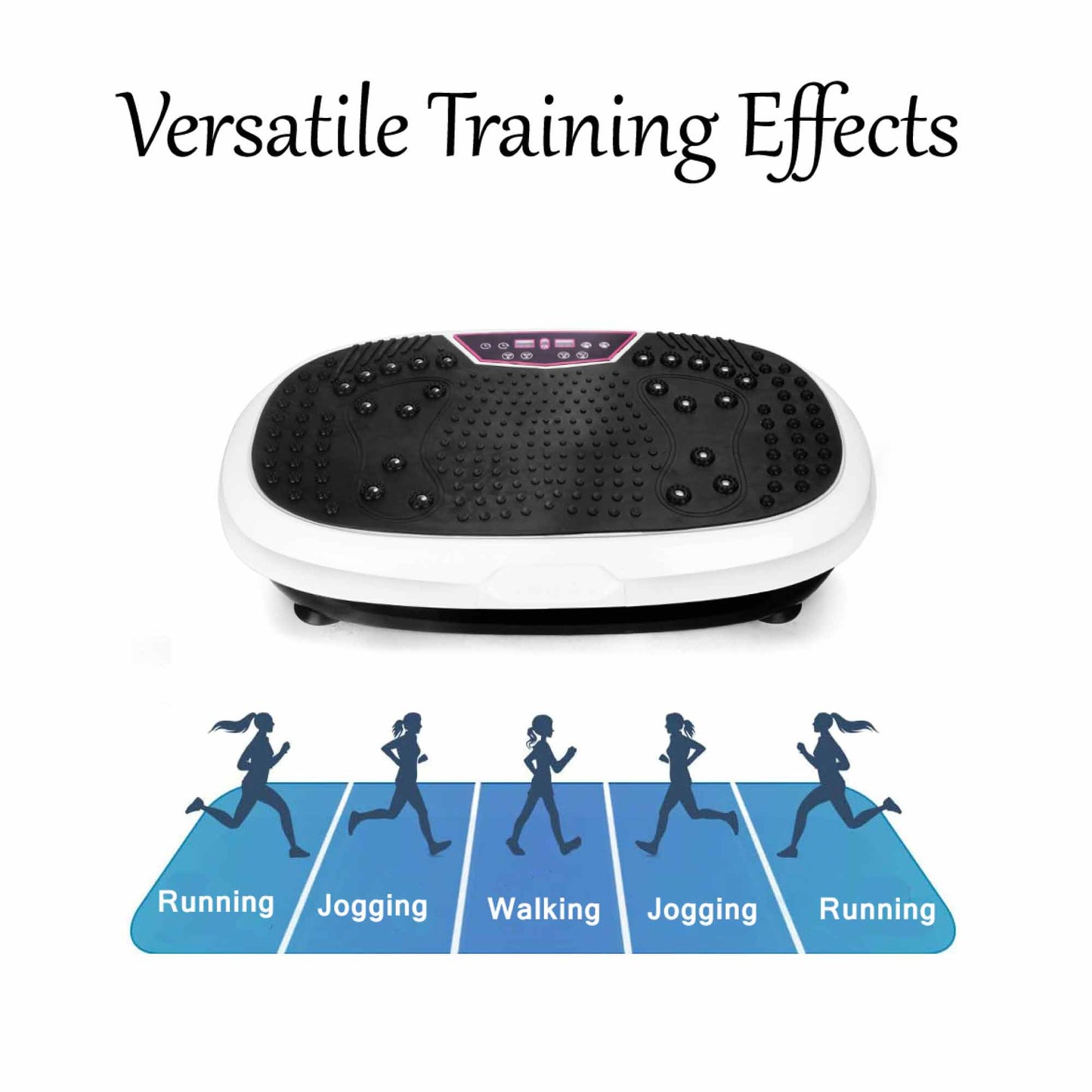 Social Hike Pink Mini Vibration Plate - Vibrating Exercise Machine Platform