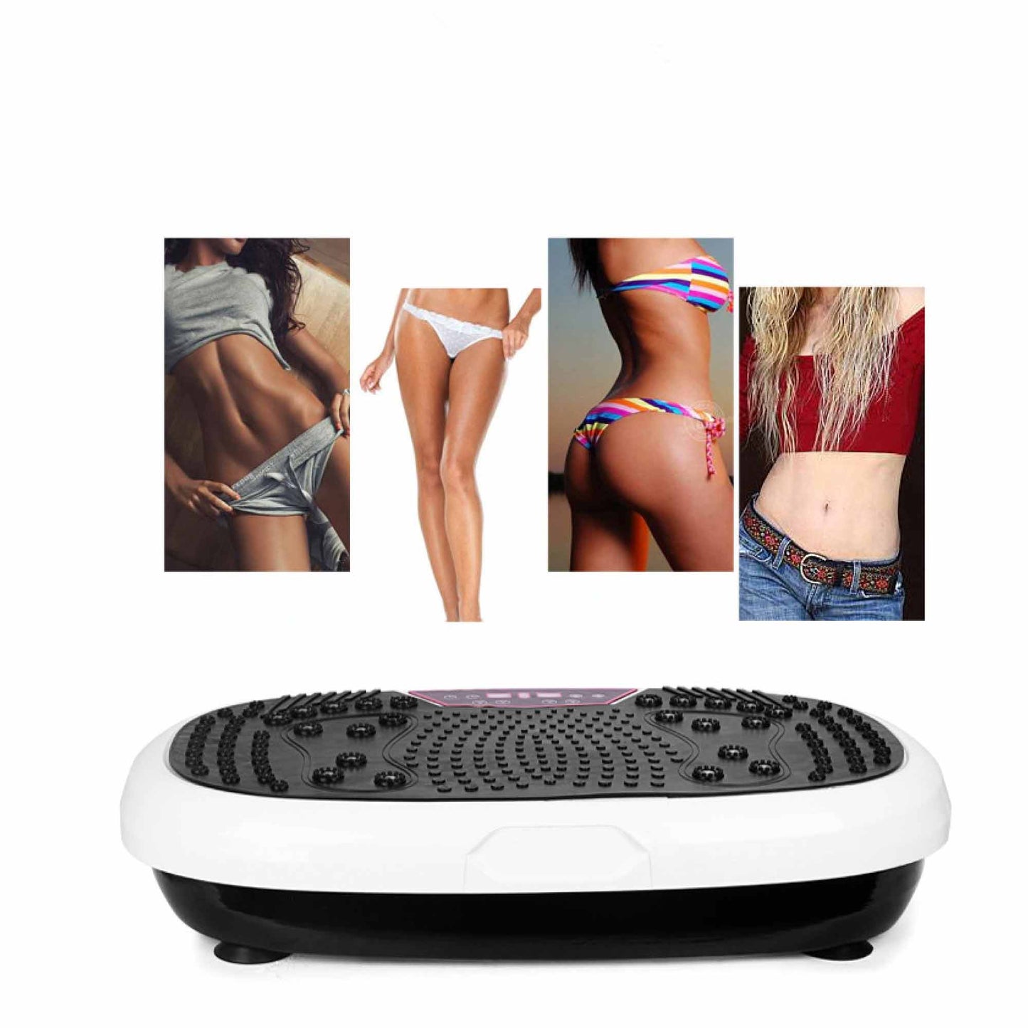 Social Hike Pink Mini Vibration Plate - Vibrating Exercise Machine Platform
