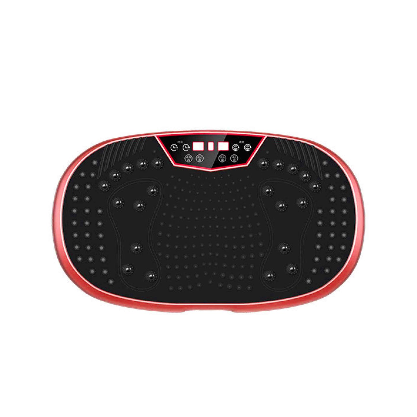 Social Hike Red Mini Vibration Plate - Vibrating Exercise Machine Platform