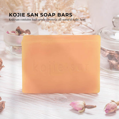 4x 135g Kojie San Soap Bar - Original Kojic Acid Bars