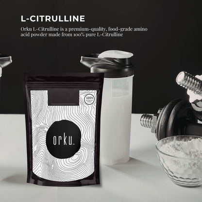 Orku 1Kg L-Citrulline Powder Buckets - 100 % Pure Food Grade Amino Acid