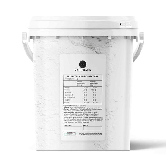 Orku 600g L-Citrulline Powder Buckets - 100 % Pure Food Grade Amino Acid