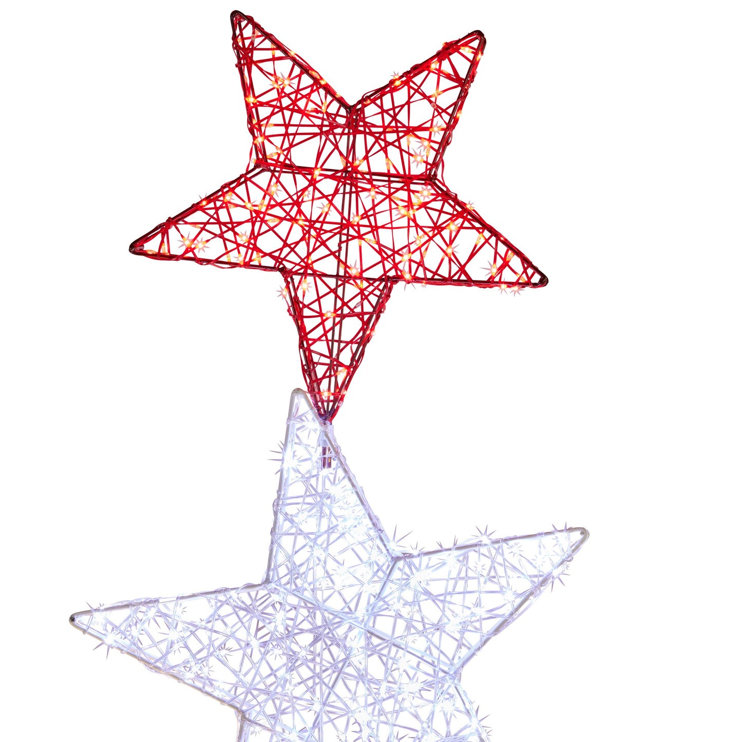 Christabelle 120cm Triple Star Christmas Display with Lights