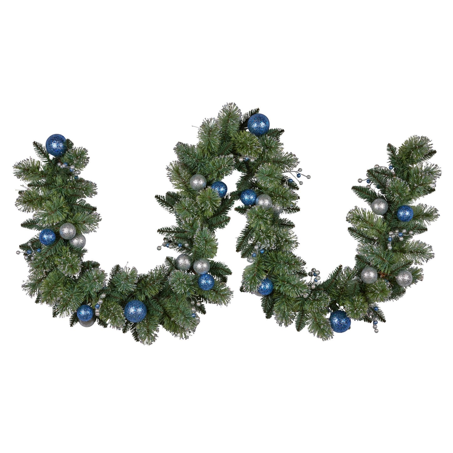 Christabelle 274cm Blue Collection Multicolour Pre-Lit Christmas Garland