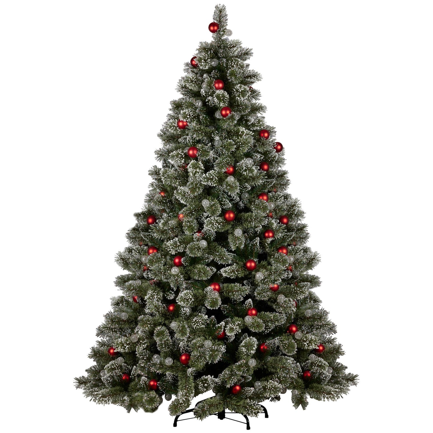 Christabelle Swishmas Snowy Bristle 2.7m Multicolour Pre-Lit Christmas Tree with 2870 Tips