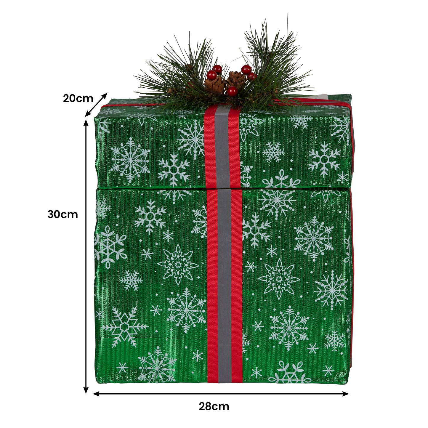 Christabelle Animated Elf Gift Box Led Lights Christmas Tree Decoration Ornament