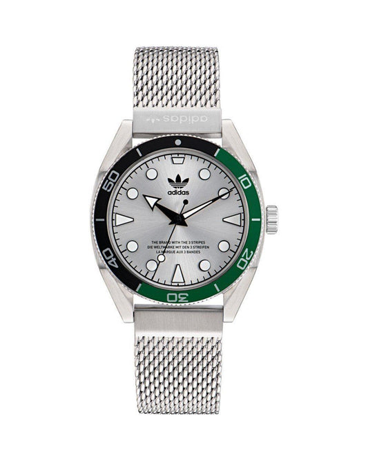 Adidas Unisex's Gray Stainless Steel Watch - One Size
