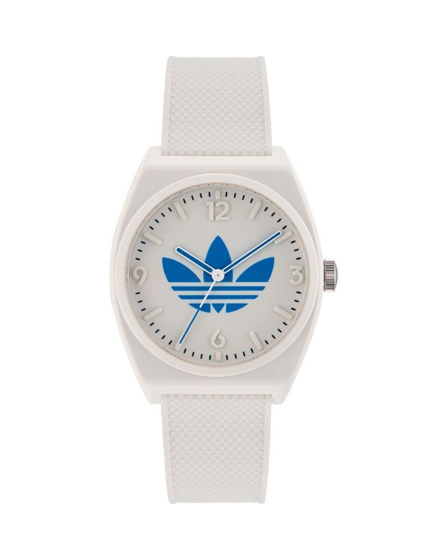 Adidas Unisex's White Silicone Watch - One Size