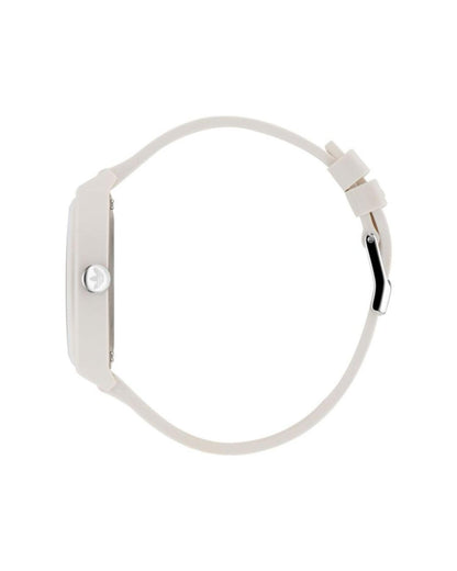 Adidas Unisex's White Silicone Watch - One Size