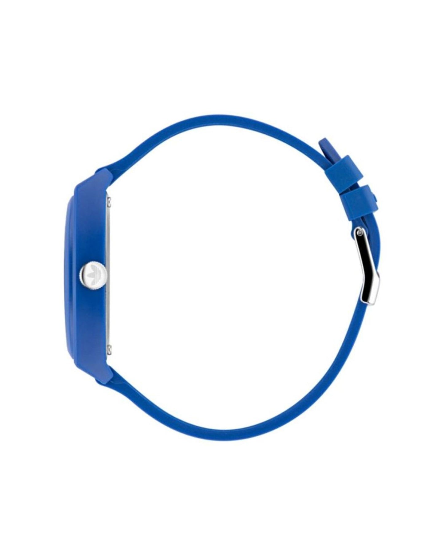 Adidas Unisex's Blue Silicone Watch - One Size