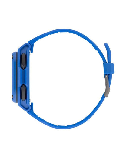 Adidas Unisex's Blue Silicone Watch - One Size